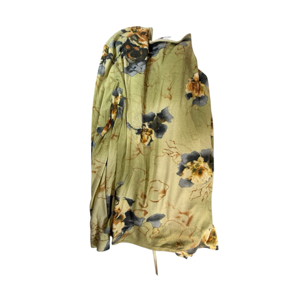 MSX Casuals Green Floral Skirt Three Piece Set XL - Picture 9 of 15